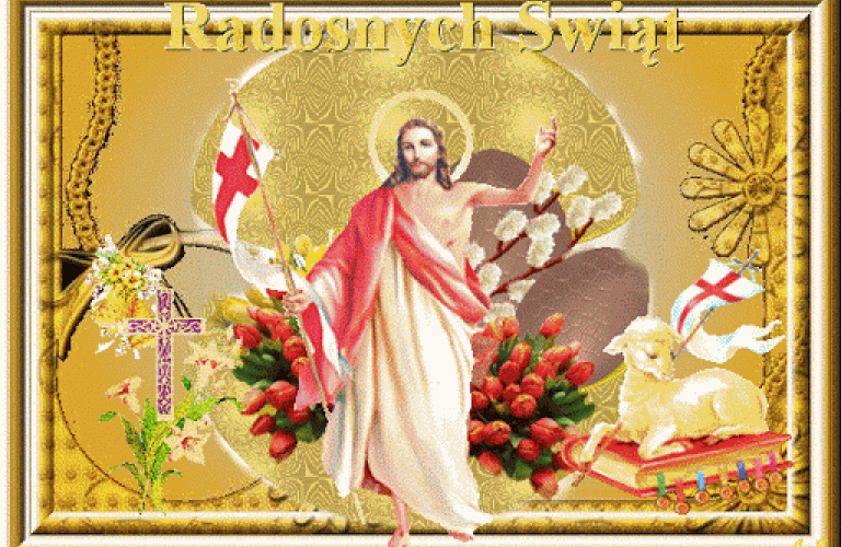 Поздравления с католической пасхой открытки на польском